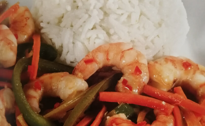 Sladkokyselé krevety