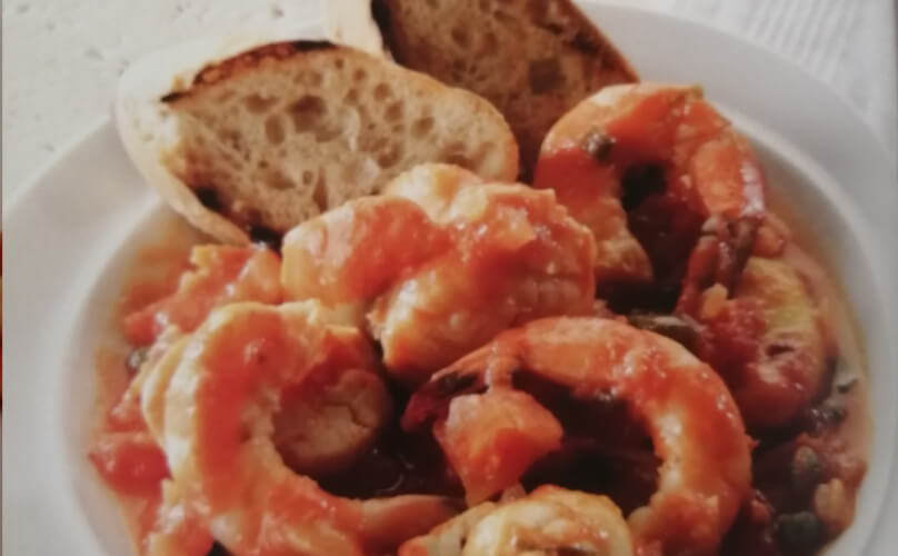 Mořské plody v rajské omáčce