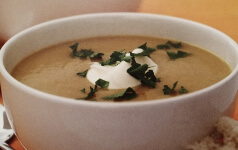 Pastináková polévka s kari