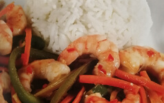 Sladkokyselé krevety